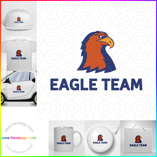 Compra un diseño de logo de Eagle team 65295