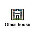 Glazen huis logo