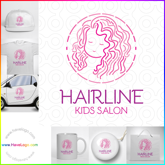 Koop een Haarlijn Kids Salon logo - ID:64163