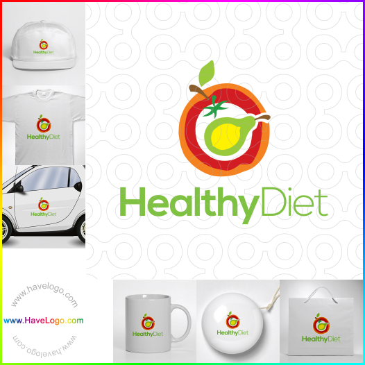 Compra un diseño de logo de Dieta saludable 65885