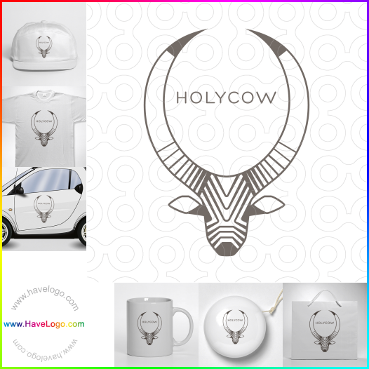 Compra un diseño de logo de Holycow 64909