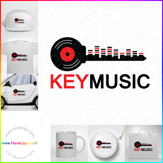 Compra un diseño de logo de Música clave 67304