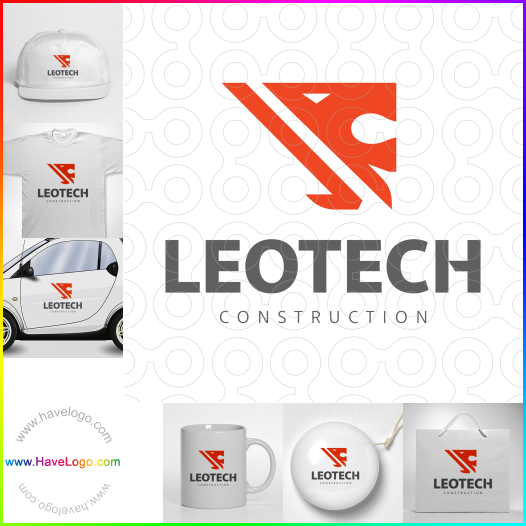 Compra un diseño de logo de Leotech Construction 61014