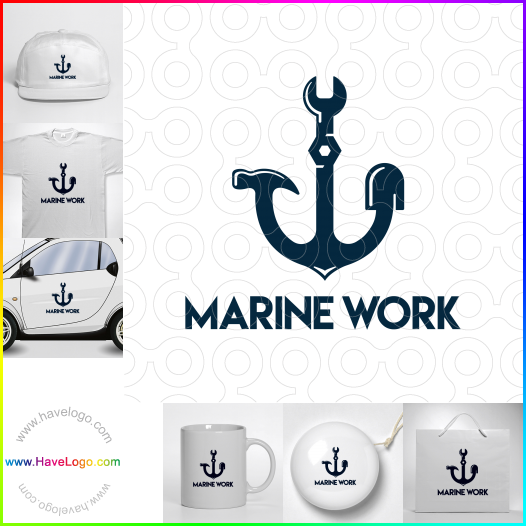 Compra un diseño de logo de Trabajo marítimo 66919