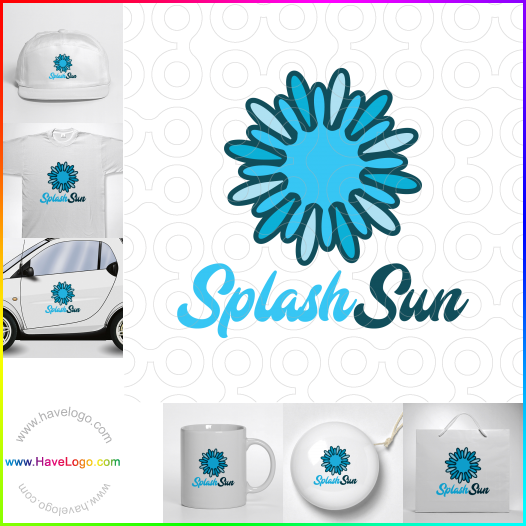 Koop een Splash Sun logo - ID:65524