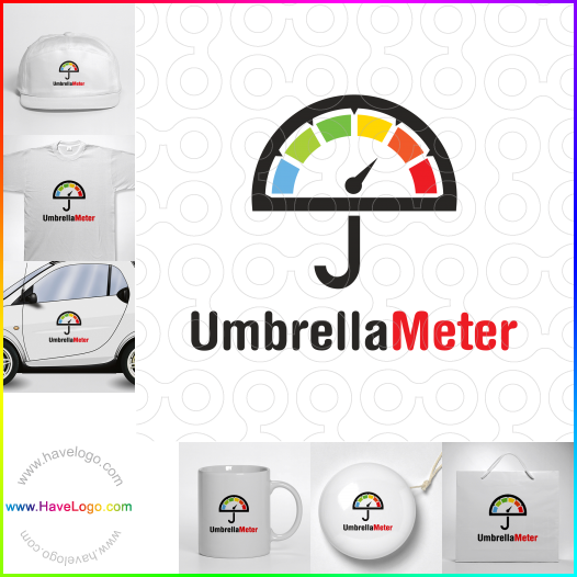 Compra un diseño de logo de Medidor de paraguas 60251