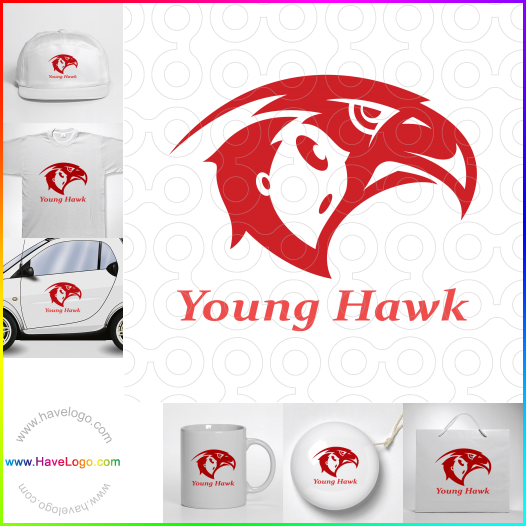 Compra un diseño de logo de Young Hawk 62709