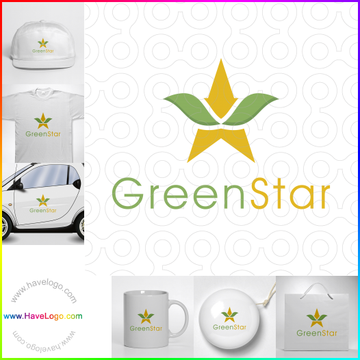 Koop een groene producten logo - ID:43971