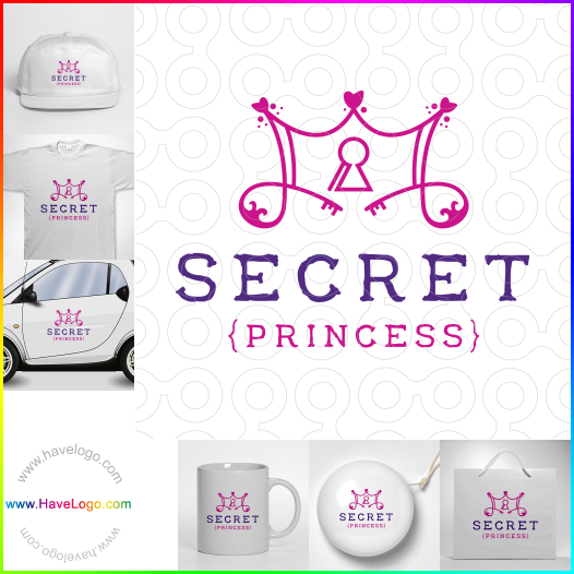 Compra un diseño de logo de fiesta de la princesa 43176