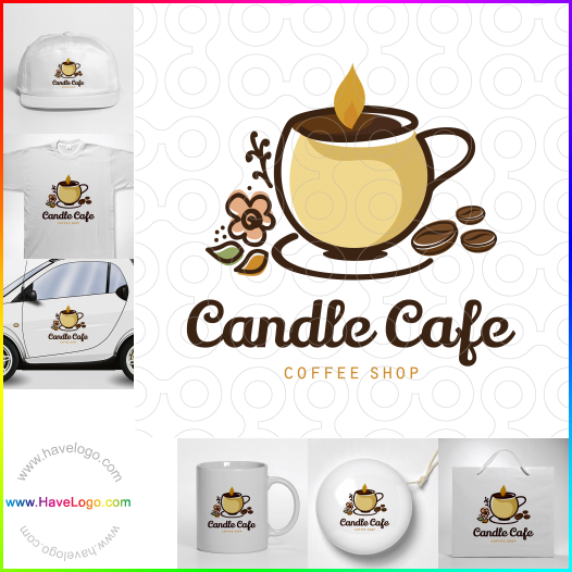 Acquista il logo dello Candle Cafe 65888