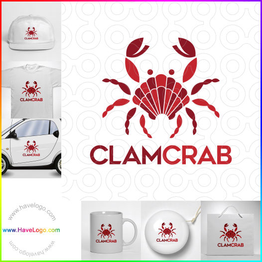 Compra un diseño de logo de Clam Cangrejo 62326