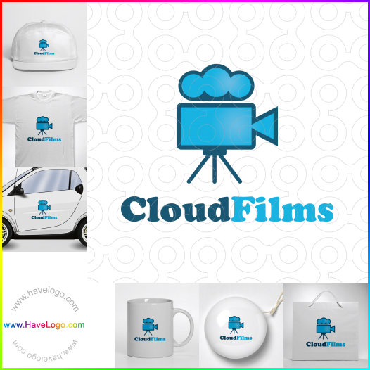 Compra un diseño de logo de Cloud Films 63022