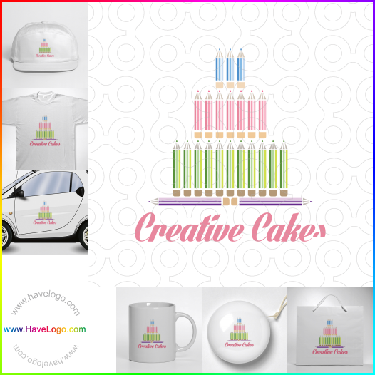 Compra un diseño de logo de Pasteles creativos 65347