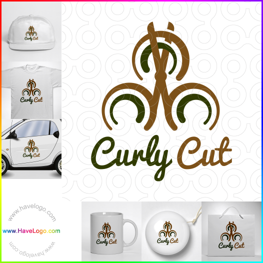 Koop een Curly Cut logo - ID:61565