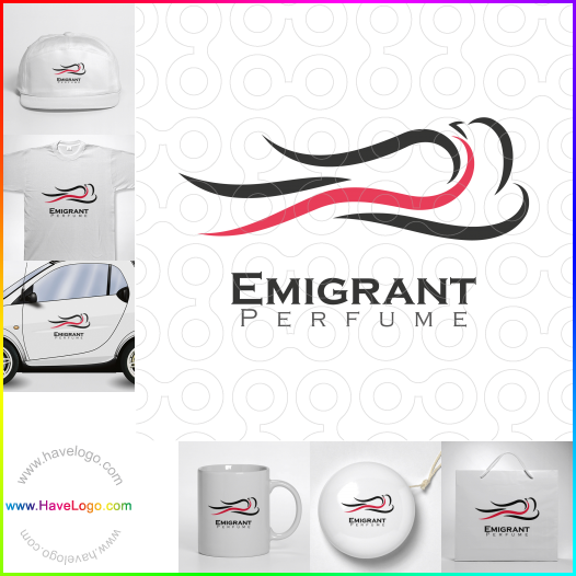 Compra un diseño de logo de Perfume Emigrante 62366