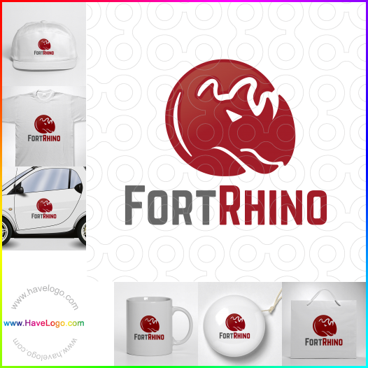 Compra un diseño de logo de Fort Rhino 62732