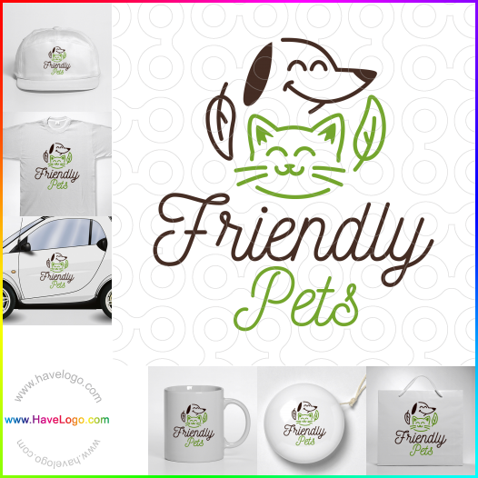 Compra un diseño de logo de Friendly Pets 65327