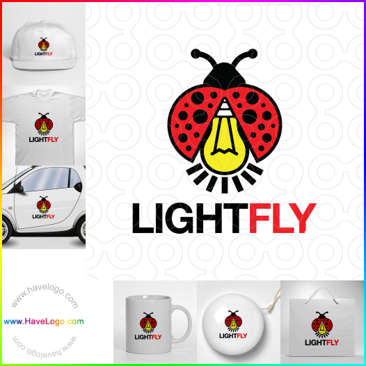 Compra un diseño de logo de Light Fly 66548