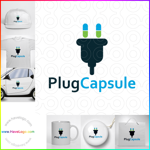 Compra un diseño de logo de Plug Capsule 66759