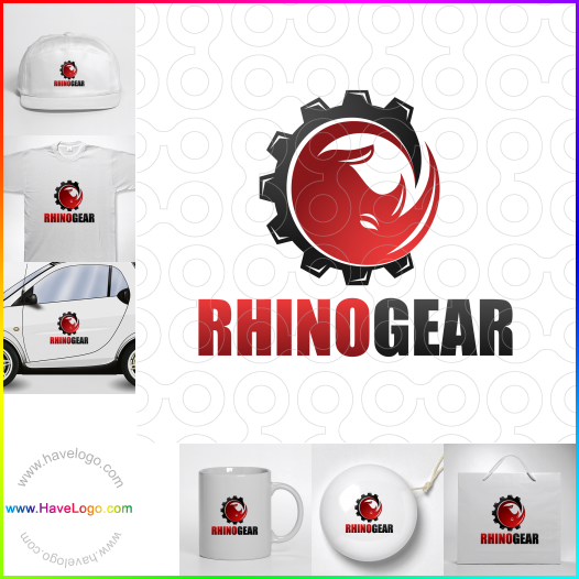 Compra un diseño de logo de Rhino Gear 63560