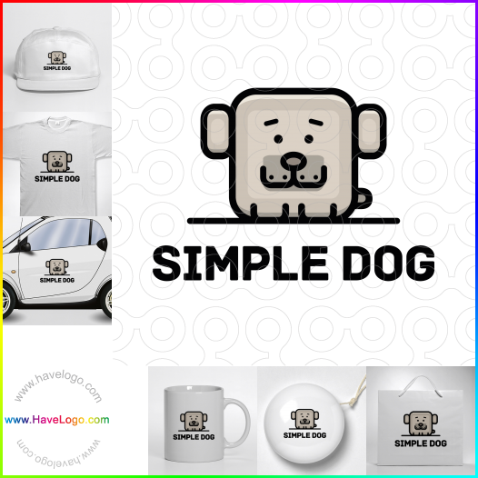 Koop een Simple Dog logo - ID:67002