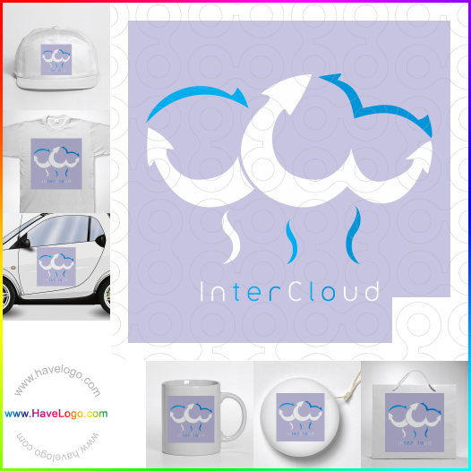 Compra un diseño de logo de nube 9089