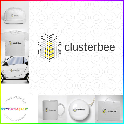 Compra un diseño de logo de cluster 14813