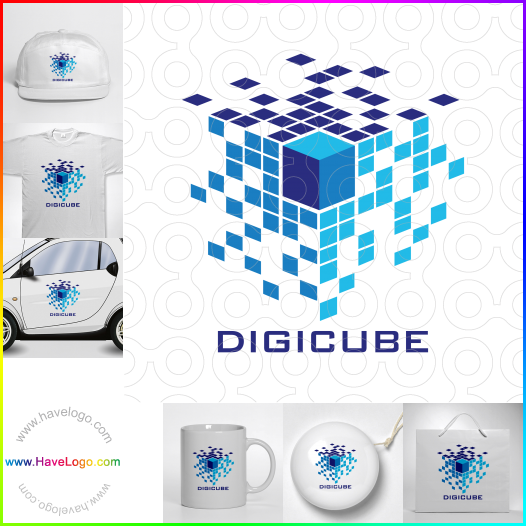 Compra un diseño de logo de cubo 51487