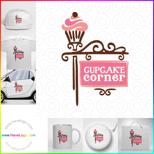 Acheter un logo de cupcake - 59688