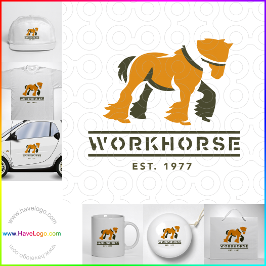 Koop een paardenkracht logo - ID:54605