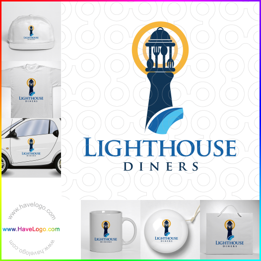 Koop een restaurant logo - ID:40202