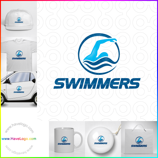 Acheter un logo de nager - 34965