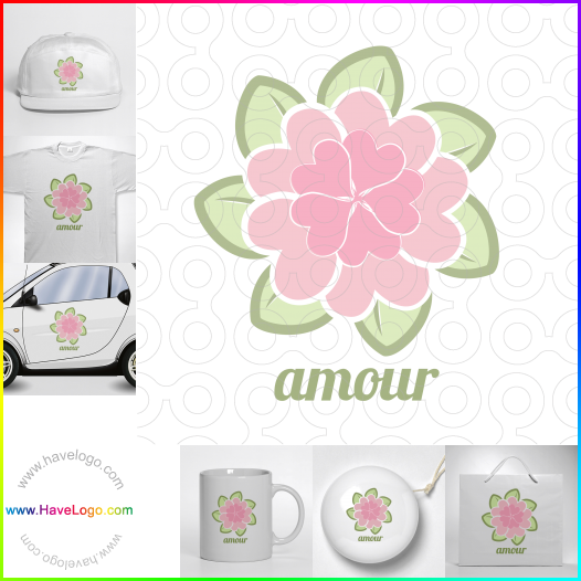 Acheter un logo de boutique de fleurs de mariage - 26687