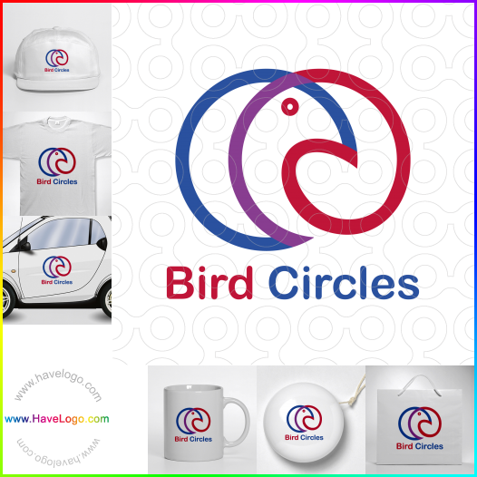 Acquista il logo dello Cerchi di uccelli 65246