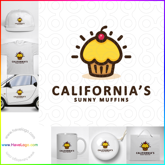 Compra un diseño de logo de Sunny Muffins de California 61527