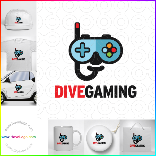 Compra un diseño de logo de Dive Gaming 60625