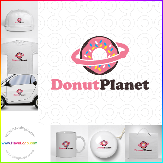 Koop een Donut Planet logo - ID:65672