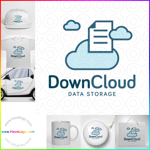 Acheter un logo de Down Cloud Data Storage - 63887