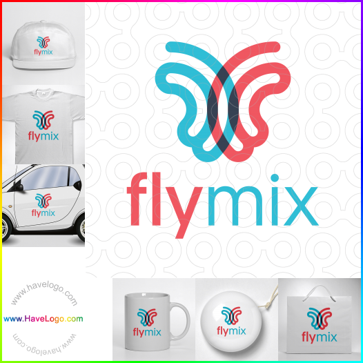 Acheter un logo de Flymix Butterfly - 64504