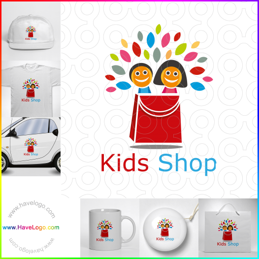 Compra un diseño de logo de Tienda para niños 62381