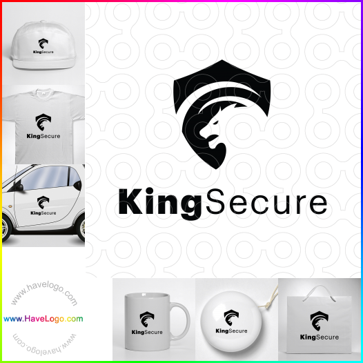 Compra un diseño de logo de King Secure 64500