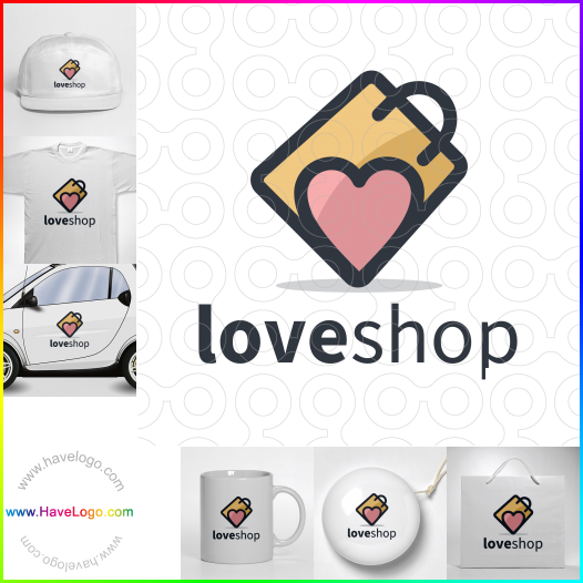 Koop een Love Shop logo - ID:65003