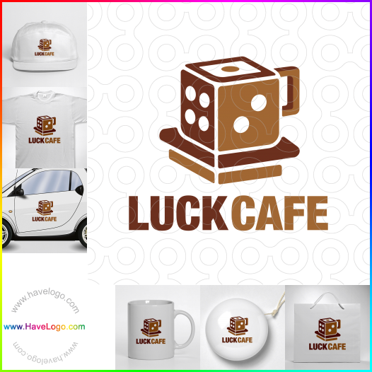 Compra un diseño de logo de Luck Cafe 60151
