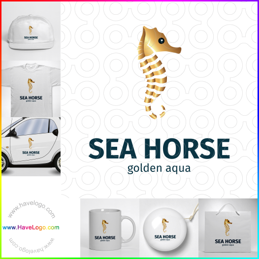 Compra un diseño de logo de Sea Horse 60850