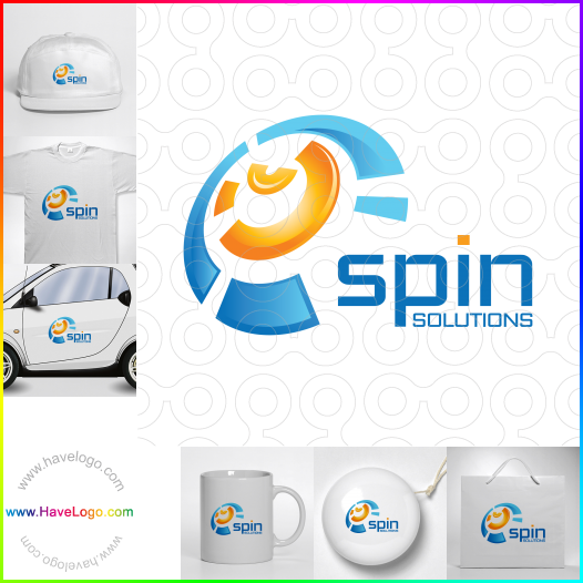 Compra un diseño de logo de Spin Solutions 65208