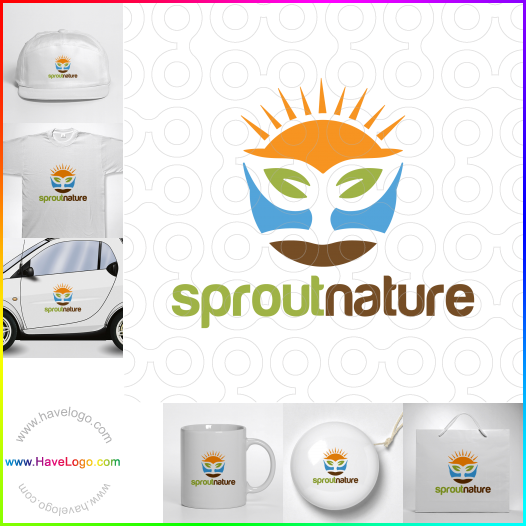 Compra un diseño de logo de Sprout Nature 60214