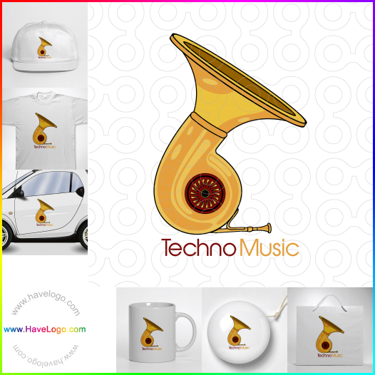 Acheter un logo de Musique techno - 66626