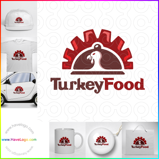 Compra un diseño de logo de Turquía Comida 60570