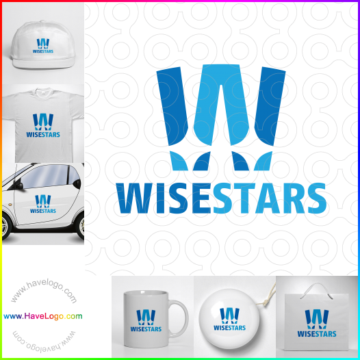 Compra un diseño de logo de Wise Stars 66958