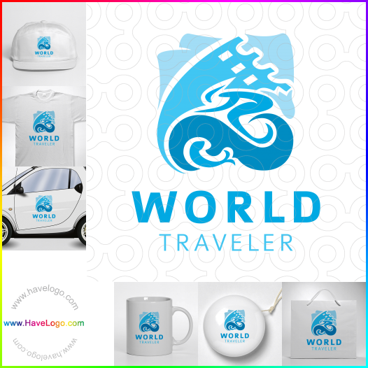 Koop een World Traveller logo - ID:63470
